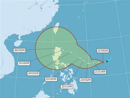 早安世界》颱風潭美最快今生成不排除達中颱 22日起東北季風增強北部防雨