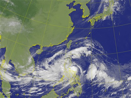颱風潭美將通過呂宋島持續西行 24至25日台灣北部東部雨勢明顯