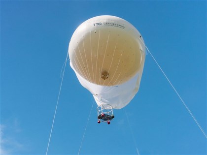 強化通訊應變韌性 台首顆繫留型高空氣球基地台亮相[影]