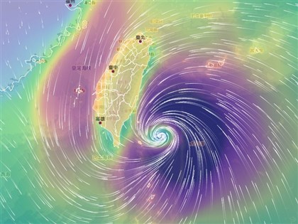 颱風康芮來襲蘭嶼17級陣風破表 平均風每秒59.1公尺破紀錄[影]