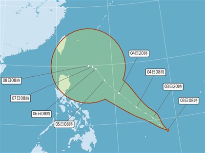 颱風銀杏最快晚間生成路徑待觀察 8日起北部可能有較大雨勢