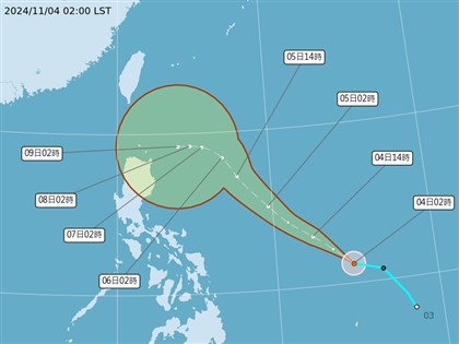 早安世界》颱風銀杏生成路徑待觀察 今起東北季風影響北部轉涼有雨