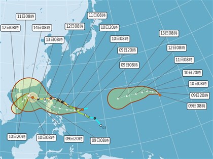 海上2熱帶低壓可能成颱 1影響機率低、另1待觀察