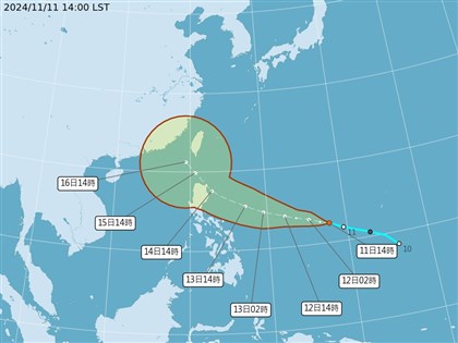 颱風天兔最快晚間生成 路徑北偏不排除14日海警