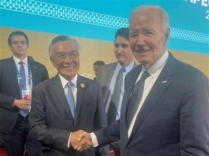 林信義APEC晤拜登 感謝促進台美關係邀訪台