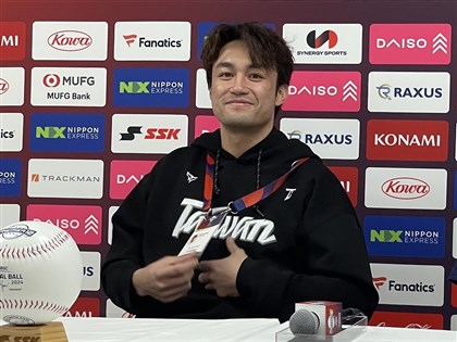 12強賽潘傑楷穿Taiwan帽T靈感來自陳鏞基 喊想讓世界看見台灣