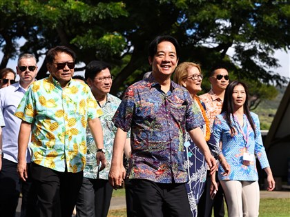 賴總統抵夏威夷首站訪畢夏普博物館 繁榮南島行揭開序幕