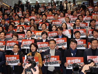 韓國總統尹錫悅彈劾案 韓聯社：國會7日下午表決