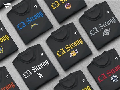 援助野火災情 洛杉磯職業球隊義賣LA Strong T恤熱銷