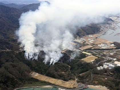 日本自衛隊爆破釀廣島山火 出動19輛消防車尚未撲滅