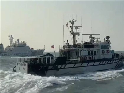 4中國海警船春節前侵擾金門海域 海巡4艇蒐證驅離