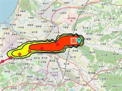 遠東紡織廠火災新竹縣市6區域飄異味 縣府籲關門窗外出戴口罩