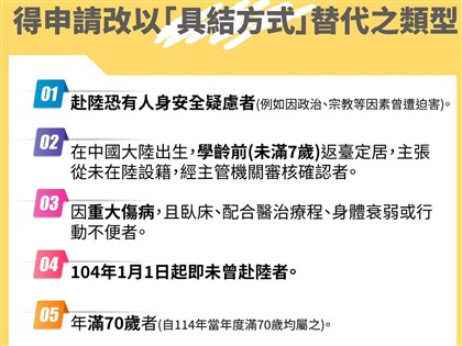 陸籍人士須補件喪失原籍證明 陸委會：增2種情況可具結