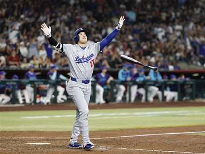 大谷翔平9局上敲致勝3分砲 道奇14比11挫響尾蛇[影]
