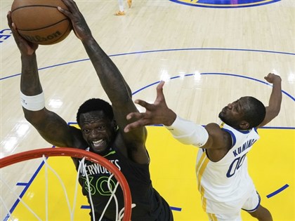 NBA灰狼客場勝勇士 藍德爾今年季後賽首度大三元[影]
