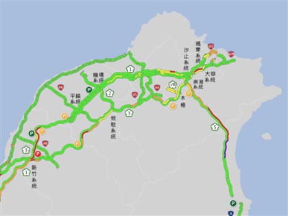 國5北向宜蘭端收假日紫爆 估晚間10時後車潮紓解