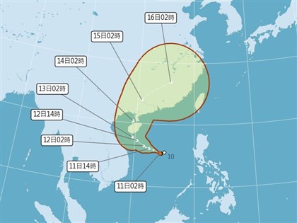 吳德榮：颱風蝴蝶最快今成形無侵台機率 12日起防劇烈降雨