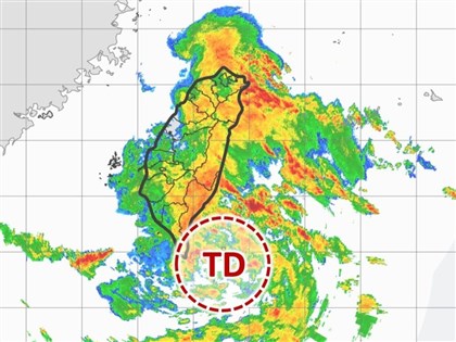 熱帶低壓最快晚間接觸台灣陸地 花東及南部防豪雨