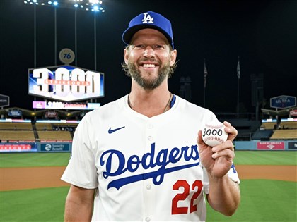 柯蕭達3000K里程碑 MLB史上第20人、左投第4人[影]