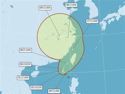 颱風丹娜絲最快5日生成發海警 6至7日最接近台灣