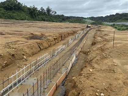 颱風丹娜絲過後高市府現勘和山光電案場 無明顯土砂流失