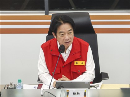 颱風丹娜絲致災 賴總統：中央全力支援投入災後復原