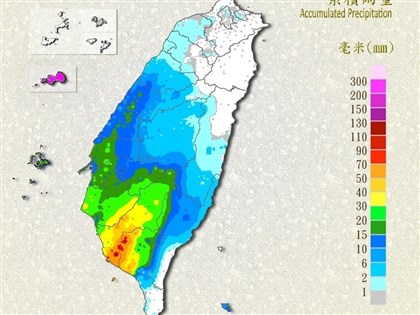 中南部午前防大雨或豪雨 晚上降雨漸緩和
