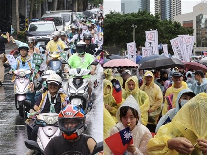 罷團護國大遶境回防台北　藍營陸戰掃街爭取支持