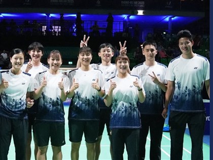 台灣羽球混合團體3連霸夢碎　世大運不敵中國鍍銀