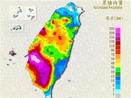 嘉義縣台南雨量破400毫米　中南部夜晚清晨雨勢加劇