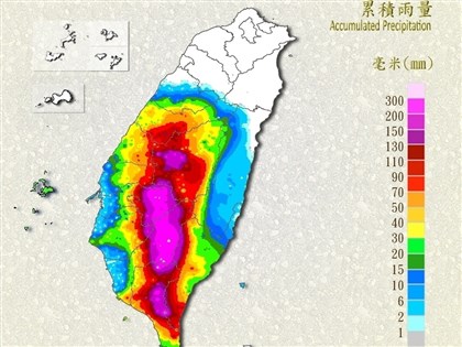 西南氣流北移挾強降雨 高屏24小時雨量上看340毫米