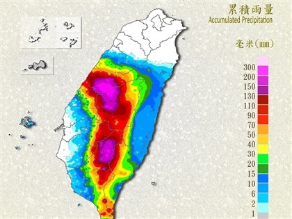 台中太平上午8時前累積雨量286毫米　吳德榮：中南部多雨至8/4
