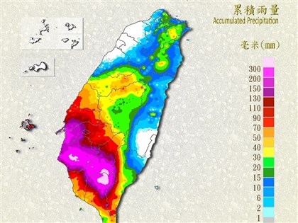 三地門累積雨量483毫米　高屏山區防豪雨以上降雨