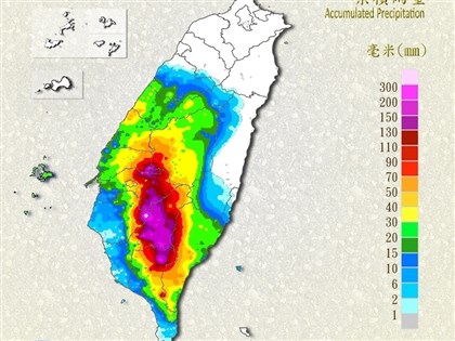 台南南化又下350毫米雨量　吳德榮：中南部仍有致災雨