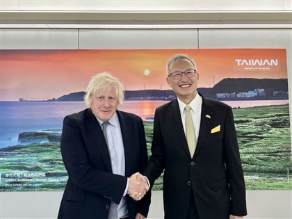 英國前首相強生抵台　將晉見賴總統拜會蔡英文