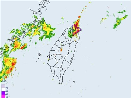 大台北強烈午後對流  天氣風險：每分鐘閃電440次
