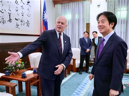 賴總統接見IPAC訪團　促民主團結發揮嚇阻力量