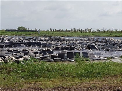 風災損南部光電板　環境部：廠商承諾9月5日清完