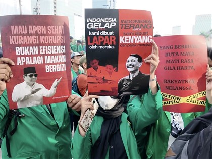 印尼反政府示威釀死　總統稱各政黨同意削減國會議員福利