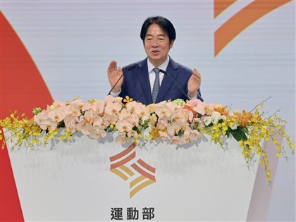 運動部成立　賴總統盼助選手實現夢想為國爭光