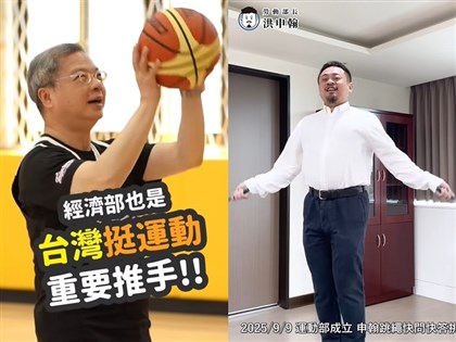 串連挺運動部　龔明鑫打籃球洪申翰跳繩兼快問快答[影]