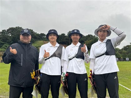 台灣反曲弓女團世錦賽射落日本　睽違6年再摘金