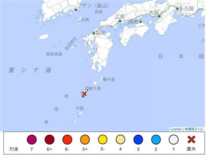 日本鹿兒島地震規模4.7　無海嘯威脅