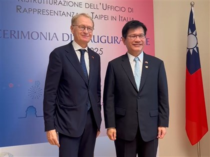 早安世界》林佳龍驚喜現身羅馬　義大利參院副議長籲確保台海現狀