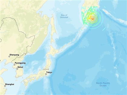 俄國堪察加東海岸附近強震規模7.8　觸發海嘯警報