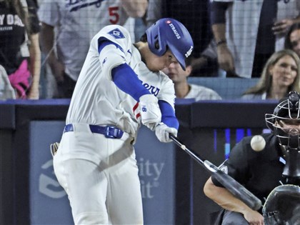 大谷翔平6局10K兼三響砲　道奇橫掃釀酒人晉世界大賽[影]