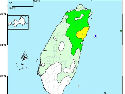 東部海域連2震　未來3天防規模4.5以上餘震