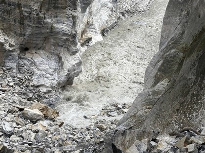 立霧溪堰塞湖監控面板系統上線　水位監測更即時