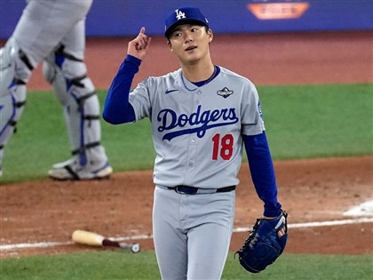 山本由伸飆8K完投勝 MLB世界大賽第2戰道奇追平藍鳥