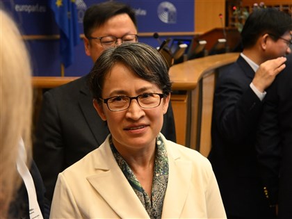 蕭美琴在歐洲議會發表IPAC峰會演說:台海和平攸關全球穩定